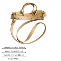 Straw Bag Handle Set Detachable Woven Tote Strap Kit Long-Lasting