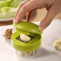 Press Garlic Grinder Stainless Steel Blade Kitchen Utensil Multifunctional