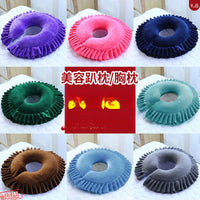 U-Shaped Pillow with Face Hole for Massage Bed