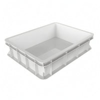 Slimline Batter Proofing Tray Easy-to-Clean Pizza Batter Pan Stackable Container Long-Lasting for Bakery