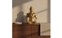Seated Buddha Statue Sculpted Meditating Buddha Statue Polyresin for Tabletop