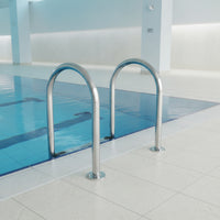 5-Step Pool Ladder Stainless Steel Pool Ladder with Non-Slip Steps Rust-Resistant for in-Ground Pools