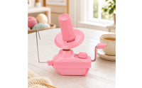 Compact Yarn Winder with Table Clamp Portable Manual Yarn Winder Space-Saving Winding Tool Stable for Knitters, Crocheters, Crafters, Knitting, Crochet