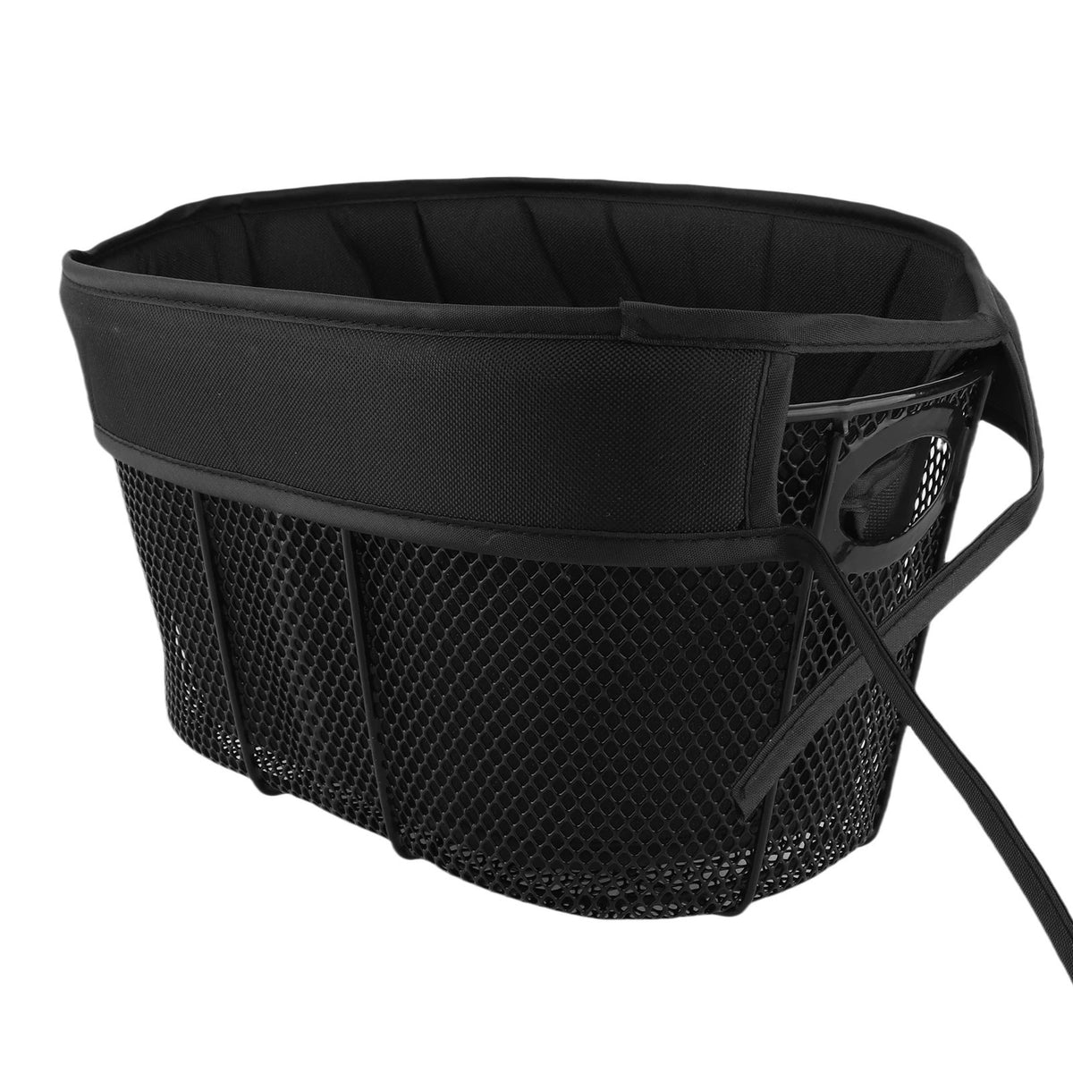 Metal Front Bike Basket for Pets and Groceries, Universal Mount