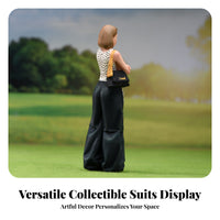Shoulder Bag Crossed Arms Mini Figure Dot Pattern Outfit Figurine