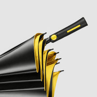 Large Canopy Straight Handle Umbrella Auto Open Automatic Umbrella Reinforced Heavy Duty for Commuters, Travel