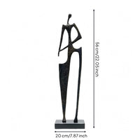 Abstract Human Sculpture Modern Standing Figure Ornament Collectible Human Figure Sculpture for Entryway