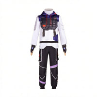 Cosplay Costume Set with Gloves Halloween Cosplay Costume with Gloves Detailed Outfit for Cosplayers, Gaming Community Members