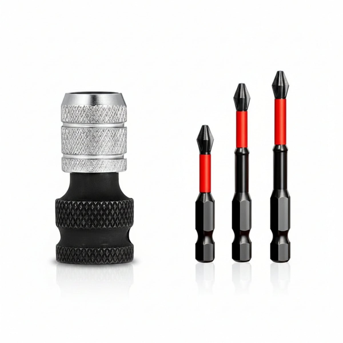 Knurled Metal Telescopic Socket Adapter Heavy-Duty Impact Wrench Adapter Head Anti-Slip