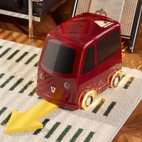Plastic Pedal Trash Can with Wheels for Home Use