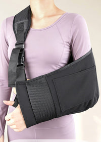 Adjustable Arm Sling with Phone Pocket and Thumb Fixation Strap