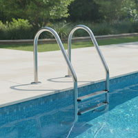 Stainless Steel Pool Ladder Anti-Slip Pool Ladder with Steps Rustproof