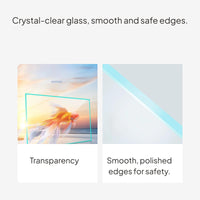 Clear Glass Betta Fish Tank Desktop Aquatic Habitat