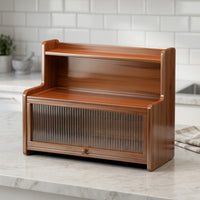 Countertop Cabinet with Flip-up Door Multi-Purpose for Bathroom Counter