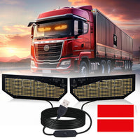 Dynamic Demon Eye S Series Car Rear Windshield LED Emoji Light Universal