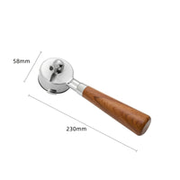 Bottomed Coffee Portafilter with Single Spout Solid 58mm Portafilter Sturdy Filter Holder Easy to Clean for Espresso Lovers