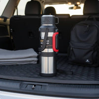 Large Capacity Insulated Bottle with Handle Watertight Large Capacity Vacuum Container Non-Slip Bottom Portable Insulated Water Bottle for Travel