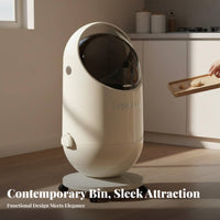 Wheeled Trash Can with Lid Large Capacity Wheeled Trash Bin Rolling Garbage Can Silent Caster Wheels Tall Rolling Waste Bin