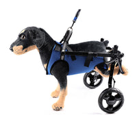 Dog Mobility Cart with Wheels Breathable Pet Wheelchair with Harness Lightweight