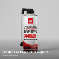 450 Ml Spray Tire Repair Fluid Seals and Inflates Vehicle Emergency Kit No Tools Needed Automotive Tool for Motorists, Workshop, Garage