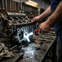 Rechargeable Flexible LED Work Light Cordless Work Light with Silicone Body Portable Inspection Lamp Handheld for Mechanics
