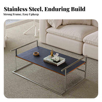 Curved-Based Circular Table Modernist Inspired Home Furnishing Minimalist Design Space-Saving for Students, Living Room, Bedroom