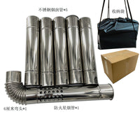 Stainless Steel Chimney Pipe for Outdoor Camping Wood Stove