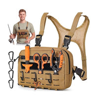Waterproof Chest Pack for Camping Running Fly Fishing Adjustable
