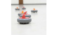 8 Pieces Floor Disc Game Set with Carrying Case Foam-Padded Athletic Goods Zippered for Schools, Organizations