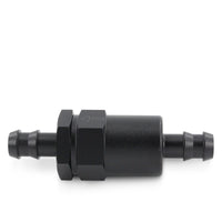 PERRIN Inline Fuel Filter 30 Micron Aluminum Black 1/2" 3/8" 5/16"