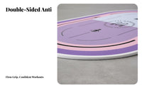 Noise Reducing Jump Rope Mat Protects Floors Skipping Rope Mat Multi-Purpose Long-Lasting for Indoor, Apartment Living