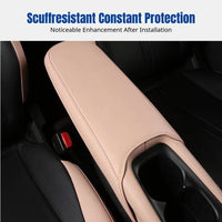 Leather Armrest Box Cover for Seagull, Car-Specific, Snug Fit, Anti-Wear, Breathable, Easy to Clean, Multiple Color Options