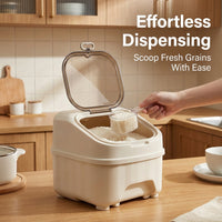 Rice Container Storage Measuring Cup Sealed, Rice Dispenser Container Cereal, Co #variant:15 Jin (7.5 kg)