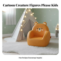 Cute Appearance creatureShaped Floor Sofa Soft and snug animalShaped Floor Sofa low-to-the-ground Design childs' Furniture Child-Safe for young children, Parents, Playroom, Nursery, Bedroom, book corner
