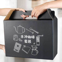 啡象牌手冲咖啡礼盒套装礼物壶手磨咖啡机咖啡器具手摇家用小型
