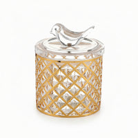 Clear Canister Space-Saving Cylindrical Storage Jar Transparent for Kitchen