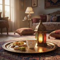 Arabic Coffee Cup Lightweight Handleless Espresso Cup Thick Walled for Festivals