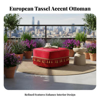 Round Tufted Floor Pillow additional Comfort Round Pouf Seat Good resilience for Readers