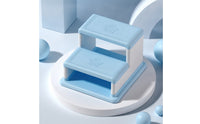 Two-Tier Step Stool Non-Slip Children's Step Stool Sturdy for Young Children, Children, Washroom, Toilet Training, Kitchen