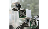 Clamp-on Handlebar Fan Directional Electric Bicycle Fan Space-Saving Air Blower Small for Electric Bikes, Commuting