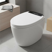 Instant Heating Smart Toilet Seat Multiple Cleaning Modes Heated Bidet Seat Wireless Controller Control Heated Smart Toilet Temperature Display for Hotel