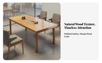 Spacious Tabletop Chinese Design Tea Ceremony Table Stable Support Large Slab Office Table Strong Load-Bearing Household Furniture Wear-Resistant for Families, Adults, Living Room, Home