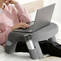 Lap Desk Pillow Multi-Purpose Memory Foam Lap Desk Large Leg Room for Gamers