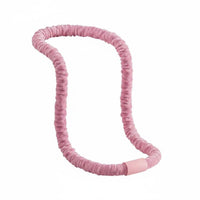 Paineffortless Soft Flexible Exercise Hoop Weight Loss Weighted Exercise Hoop Faux Rabbit Faux Hair for Home Exercise