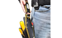 Hands Free Electrician Tool Pouch Wear Resistant Quick Release Tool Pouch Waterproof Hardware Storage Rotatable Design for Electricians, Worksite, Repair Work, Construction