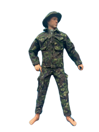 1/6兵人 BBI 现代英军 士兵 丛林 衣服 裤子 帽子 背带 腰包 模型