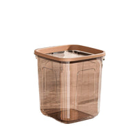 Transparent Trash Can with Lid, PP Material, 12L+, for Home Use, Light Luxury Style