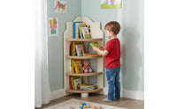 Bookcase  Sturdy Kids Bookcase  Easy to Clean House-Shaped Storage Shelf for Playroom, Classroom