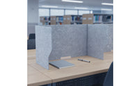 Three-Sided Desk Divider Panel Portable Acoustic Desk Divider Privacy Cubicle Screen Sturdy for Office Workers, Students, Open Offices, Classrooms, Study Desks