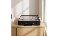 Watch Suitcase Portable Watch Case with Clear Lid Sturdy Construction for Collectors, Retailers, Travel